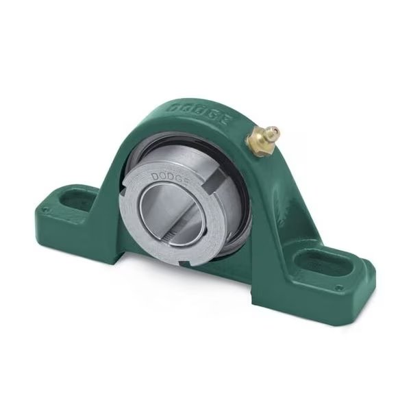 P2B-GT-60M, Two-Bolt Pillow Block, Non-Expansion, Cast Iron, 60mm Bore Dia., Dodge, Mfr#: 129214